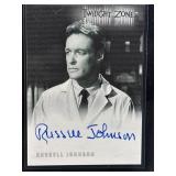 2002 Russell Johnson Signed Twilight Zone A45