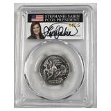 2024-D Signed Patsy Mink Quarter PCGS MS66 FDOI