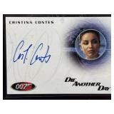 2012 Cristina Contes Signed James Bond Auto