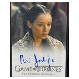 2014 Alexandra Dowling Signed Game of Thrones