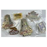 (6) Super Bowl & Olympic Vintage Sports Pins