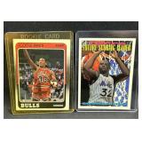 (2) Scottie Pippen Fleer Rookie + Shaq Topps