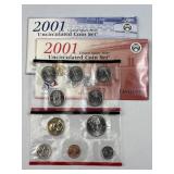 2001 US Mint Uncirculated Coin Set P-D