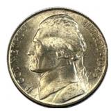 1945-D Jefferson War Nickel 35% Silver