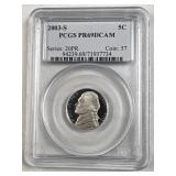 2003-S Jefferson Nickel PCGS PR69DCAM