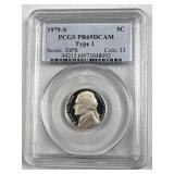 1979-S Jefferson Nickel Type 1 PCGS PR69DCAM