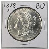 1878-S Morgan Silver Dollar, Quality 90% Silver