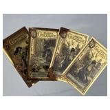 (4) 1/2 Goldbacks 24K, AZ FL OK .999
