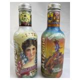 (2) Vintage AriZona Glass Drink Bottles