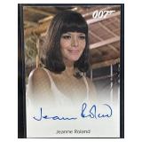 2017 Jeanne Roland Signed James Bond Auto