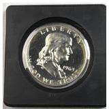 1963 Proof Franklin Silver Half, 50c, 90%