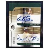 2003 Nick Faldo & Darren Clarke Signed /150