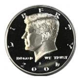 2004-S Proof Kennedy Silver Half, 50c, 90%