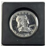 1962 Proof Franklin Silver Half, 50c, 90%