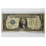 1928B $1 Silver Certificate Funny Back US Note