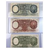 (3) Vintage Argentina 100 Pesos Banknotes