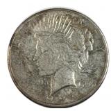 1925 Peace Silver Dollar, US $1 Coin Very Fine