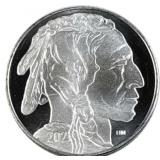 1oz Silver Buffalo/Chief Round .999 2023 HM