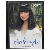 2017 Christina Hui Signed James Bond Auto