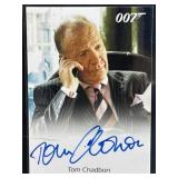 2017 Tom Chadbon Signed James Bond Auto