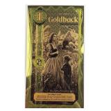 1 Goldback 24K, Idaho .999 1/1000 Oz