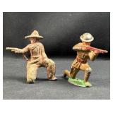 (2) Vintage Lead Soldiers, Kneeling Figures