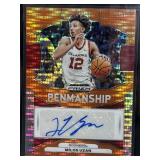 2024 Milos Uzan Signed Orange Pulsar /49