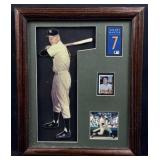 Mickey Mantle Yankees Framed Art Display