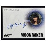 2016 Christina Hui Signed James Bond A295