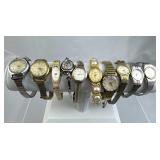 (10) Vintage Ladies Gold & Silver Tone Watches