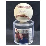 Geoff Blum Signed 2002 Astros Baseball w/ Photo