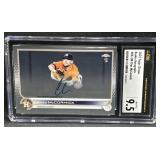 2022 Chas McCormick Signed Topps Chrome CSG 9.5