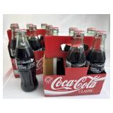 2 Full Coca-Cola Bottle Commemorative Six-Packs