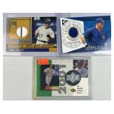 (3) 2001-05 Helton Nix Edmonds Jersey Relics