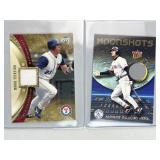 (2) 2003-05 Teixeira Nomar Jersey Relics