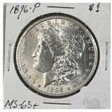1896 Morgan Silver Dollar, Quality Coin, 90%