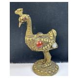 Circa 1930s Tibetan Bird Figurine w/ Stone Cabs