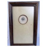 Vtg Pencil Etched & Signed Aardvark #27/300 Framed