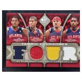 (1) 2009-10 SP Game Used Hawks 4-Way Relic /125