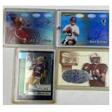 (4) Rookie Quarterback Autograph Card Group
