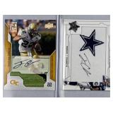 (2) Tashard Choice Rookie Autograph Cards