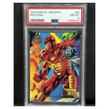 1994 Marvel Universe Iron Man #80 PSA 8