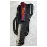 Handmade Steel Fixed Blade Knife w/ Sheath