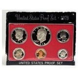 1978 US Proof Coin Set with Eisenhower Dollar