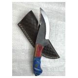 Handmade Steel Fixed Blade Knife w/ Sheath