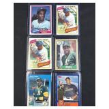 (6) Dusty Baker Cards, 1980-2003 Topps & Fleer
