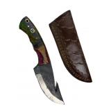 Handmade Steel Fixed Blade Knife w/ Sheath