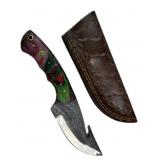 Handmade Steel Fixed Blade Knife w/ Sheath