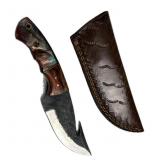 Handmade Steel Fixed Blade Knife w/ Sheath