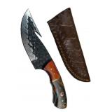 Handmade Steel Fixed Blade Knife w/ Sheath